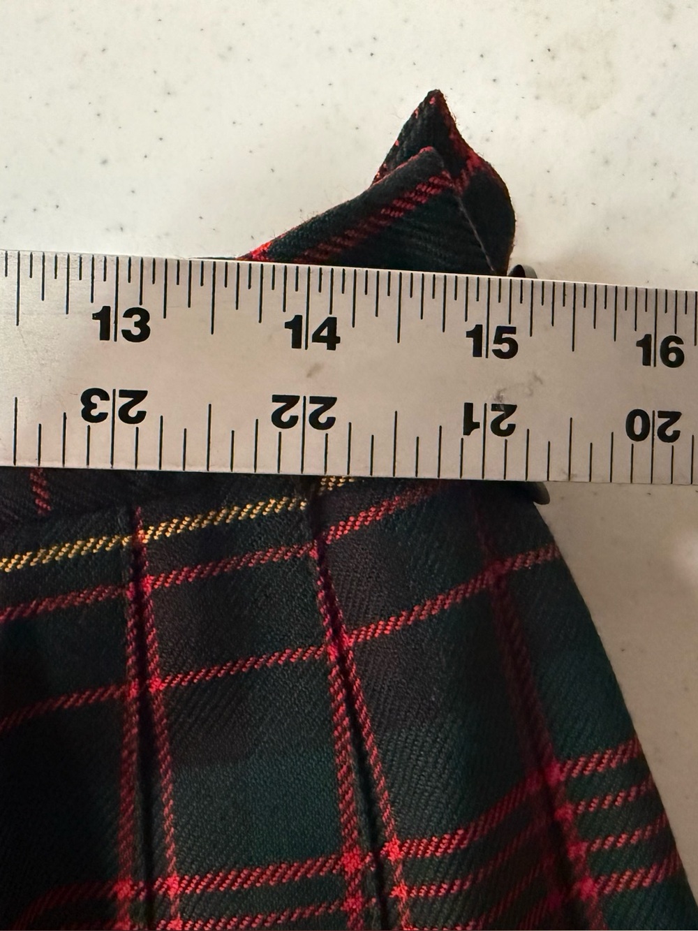 Pendleton Skirt Size 12 Virgin Wool Tartan Plaid Pleated Authentic Made In USA - Picture 5 of 7